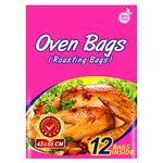 12 Counts Oven Bags Turkey Size,Cooking Roasting Bags Large Size(17×22Inch) Meat Roasting Bags for Turkey Meat Fish and Vegetables