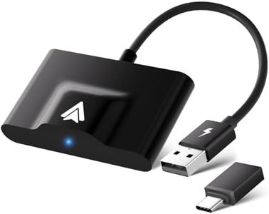 Android Auto Wireless Adapter for Car,Wireless Android Auto Car Adapter,Android Auto Dongle,Plug & Play Converts Factory Wired to Wireless Android Auto for Android 11+ & Cars from 2017 (Black).
