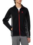 Spyder Men's Contant Full Zip Fleece Sweatshirt, Black, Medium