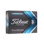 TITLEIST Tour Speed Golf Ball, White, One Size