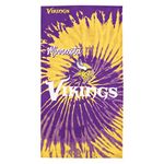 Northwest The Company NFL Minnesota Vikings Beach Towel, 30" x 60", Psychedelic