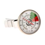 BrewGlobal Rhinoware Thermometer, Stainless Steel Short (RWTHERMS)