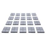 Locking Dungeon Tiles - Floor Tiles (20x Pieces), Terrain Scenery Tabletop 28mm Miniatures Role Playing Game, 3D Printed Paintable, EnderToys