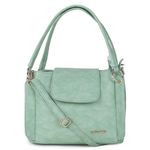 WOMEN MARKS, Women's pu artificial Leather Handbag, with Internal Pocket, Pretty Look in Multiple Color for women (LIGHT GREEN)