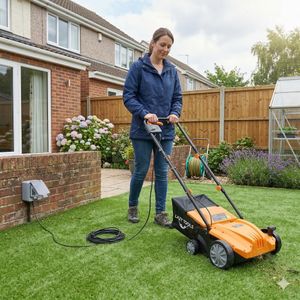 LAZY-BRUSH 1500W Artificial Grass Cleaner – Powerful Electric Brush