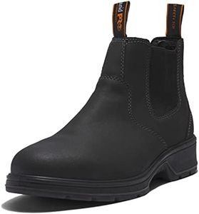 Timberland PRO Men's Nashoba Composite Safety Toe Chelsea Boot, Black-2024 New, 10