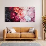 PAPER PLANE DESIGN Floral Wall Art Canvas Paintings. Living Room Wall Decor. Large Canvas Art Prints for Home Decor.Comes ready to Hang. 24 Inch X 48 Inch. (B, Wrapped Canvas)