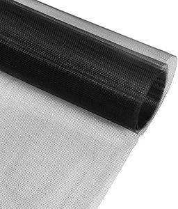 Window Screen Mesh Screen Door Mesh for DIY Screen Patio Door Screen Window Screen Replacement Repair Curtain Mesh Net 40''X126'' Black