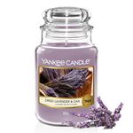 Yankee Candle Scented Candle | Dried Lavender & Oak Large Jar | Long Burning Candles: up to 150 Hours | Perfect Gifts for Women