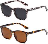 DUSHINE Polarized Sunglasses for Wo
