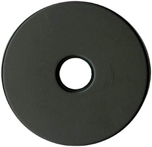 Corla Modern Shower Arm Flange 3.5" Extra Large | Universal Escutcheon Replacement Cover Plate Round (Matte Black)