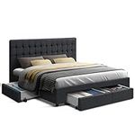 Artiss King Bed Frame Platform Tuft