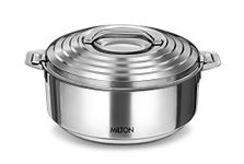 MILTON Galaxia 7500 Double Walled Stainless Steel Casserole, 6.2 litres, Silver | PU Insulated | Hot & Cold | Hygiene | Odourless