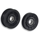 GX20286 GX20287 V-Idler Pulley & Flat Pulley Kit/Drive Belt Idler Kit for J-OHN Deere Mower Decks LA100 LA105 LA110 LA115 LA120, Replaces 1760097, 690409, 690409MA.