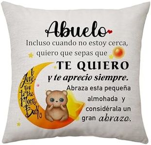 Aconesong Regalos para Abuelo, Funda de Cojines Abuelo, Regalos de Nietos para Abuelo, Regalos del día del Padre para Abuelo, Regalos de Cumpleaños de Navidad de Decoración del Abuelo (Abuelo)