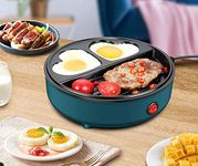 KIRFIZ 3 in1 Heart-shaped Egg Omelette Machine For Breakfast, BBQ Grill Machine,Electric Cooker, Non Stick Frying Pan,Tandoori Maker,Indoor And Outdoor Grill, Portable barbecue Grill - 600W