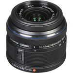 Olympus M. Zuiko 14-42mm f/3.5-5.6 Ver. II R, Interchangeable Lens for Olympus/Panasonic Micro 4/3 Cameras, Black