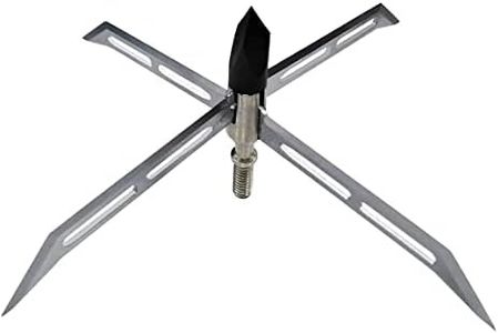 cqwsbsy Turkey Hunting Broadheads 150 Grain Fixed Blade Archery Arrowhead Stainless Steel Hunting Tips (6)