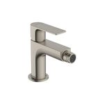 Hansgrohe Rebris E Contemporary 6-inch Tall Bidet Faucet in Brushed Nickel, 72211821
