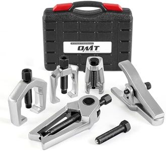 Orion Motor Tech 5-in-1 Ball Joint Separator, Pitman Arm Puller, Tie Rod End Tool Set for Front End Service, Splitter Removal Kit (BS06)
