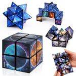 6 7 8 9 10 11 Year Old Boy Gifts: Infinity Cubes Toys for Kids Age 8-12 Birthday Presents for Girls Boys Autism Travel Magic Cube for Children Space Solar System Fidget Puzzles Smart Games Toy