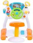 COLOR TREE Kids Pretend Ride on Toy Steering Wheel Driving Car Simulate Toys for Toddlers