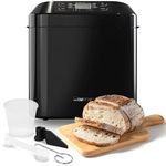 Clatronic® Bread Maker - Bake Fresh Bread at Home - Automatic Preparation and Warming Function, Oven with Timer, Easy Operation via Display, 12 Baking Programmes - BBA 3774