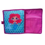 Ji and Ja® Stain-Resistant Waterproof Mermaid Printed Placemats Roll Up Tablemats for Kids & Teenagers, Dinning mats (Pack of 1)