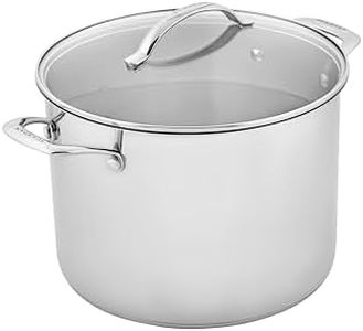 Scanpan STS Stainless Steel Stockpot 24cm / 7.2 Litre, All Cooktops incl. Induction, Oven Safe, Dishwasher Safe
