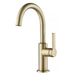 Kraus KPF-2822SFACB Oletto Single Handle Kitchen Bar Faucet, 12 Inch, Antique Champagne Bronze