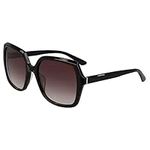 CALVIN KLEIN EYEWEAR Women's CK20541S-235 Sunglasses, Dark Tortoise/Brown Gradient, 57-19-140