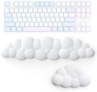 Verilux® Desktop Computer Typing Wrist Rest Combo Keyboard Wrist Rest Fatigue Relief Arm Rest for Typing Non-Slip Base Wrist Rest Ergonomic Design Memory Foam PU Wrist for Typing, Gaming, 2pcs
