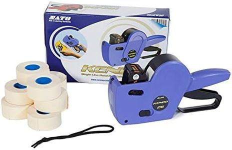 Price Gun SATO Kendo 26 ONE LINE Gun + 12K Box of 26X12MM White, PERM Labels