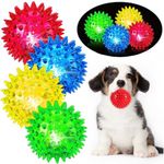 JLVAUVT Light Up Squeaky Dog Balls: