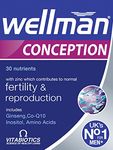 Wellman Conception and Fertility Vitamins Support Tablets for Men, 30-Day Supply, by Vitabiotics