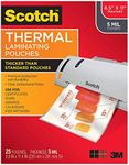 Scotch Thermal Laminating Pouches, 