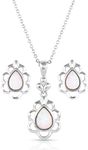 Montana Silversmiths Western Lifestyle Opal Jewelry Set, Metal, not-applicable