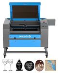 OMTech 90W CO2 Laser Engraver, 500x700 mm Laser Engraving Machine with Autofocus Autolift 4 Way Pass Air Assist Water Pump, 20x28 Inch Laser Cutter Cutting Etching Machine for Wood Glass Acrylic More