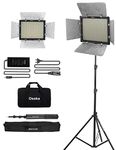 Osaka Bi-Color Dimmable LED Video Light OS 576 Slim 1 Pc Combo kit for All DSLR Camera Video Cameras & Youtube video shooting; 1 AC/DC Adapter; 1 Light Stand 9 Feet; 1 Stand Bag; 1 LED light Carry bag