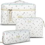 TOPALL Makeup Bag,Cosmetic Bag,Flor