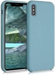 kwmobile Case Compatible with Apple iPhone X Case - TPU Silicone Phone Cover with Soft Finish - Antique Stone