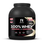 Reflex Nutrition 100% Whey Protein - 80% Pure Whey Protein - EAA Amino Acids - No Added Sugar - Whey Protein Powder for Pre Workout & Post Workout Recovery (Vanilla, 2kg, 66 Servings)