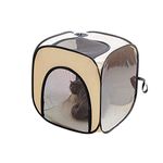 Pet Drying Box Portable Foldable Pet Dry Room Pet Hair Dryer Clean Grooming House, Hands-Free Dryer Cage, Pet Hair Clearing Travel Bags For Cats, Dogs 20×20×20inch