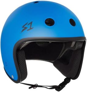 S1 Retro Lifer Helmet for Skateboarding, BMX, and Roller Skating - EPS Fusion Foam, CPSC & ASTM Certified - Cyan Matte XXX-Large (23.5")