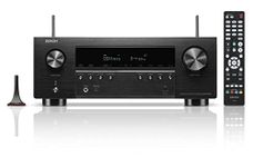 Denon AVR-S970H 8K AV Receiver, 7.2ch Home Cinema Amplifier, Dolby Atmos, DTS:X, Dolby Surround Sound, and DTS Neural:X, Alexa Compatible, Bluetooth, AirPlay 2 and HEOS Built-in Multiroom Audio, Black