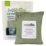 Moso Natural Air Purifying Bag, Odour Eliminator for Cars, Closets, Bathrooms and Pet Areas (200 g)