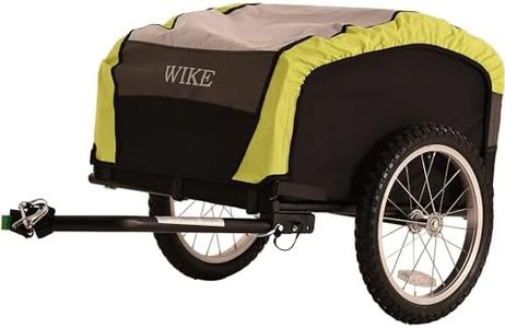Wike City Cargo Bicycle Trailer - Black/Lime