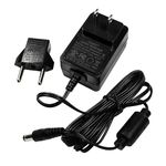 HQRP AC Adapter / Power Supply for Roland TD-3, TD-4, TD-6, TD-6V, TD-8, TD-9, TMC-6, TU-1000 + Euro Plug Adapter