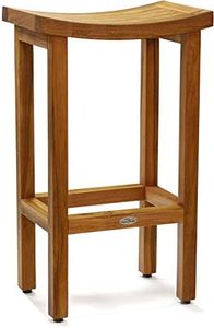 AquaTeak Patented 30" Tall Sumba Teak Bar Stool