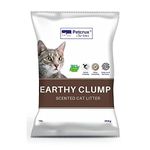 PetCrux Earthy Clump Cat Litter | Natural Bentonite Clay | Lavender Scented| Superior Odour Control | 99.9% Dust Free Scoopable (for Multiple Cats), 5kg